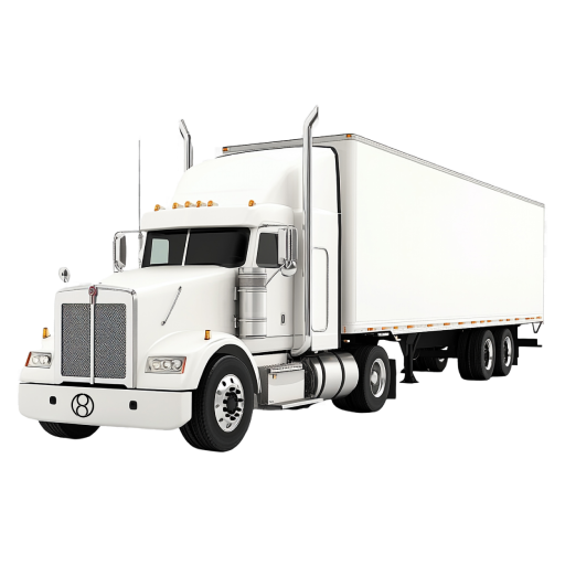 Heavy-Loaded Semi Trailer Truck