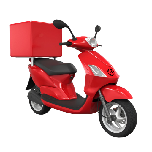 High-Capacity Delivery Scooter