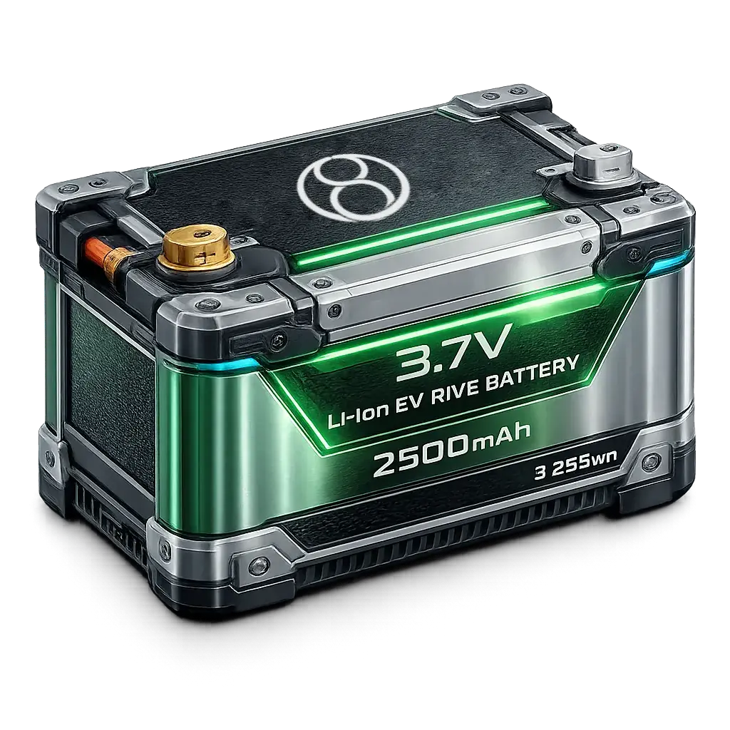 3.7V 2500mAh Cylindrical Li-ion Battery Cell