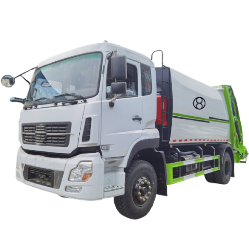 Rear-Loading Hydraulic Garbage Compactor Truck