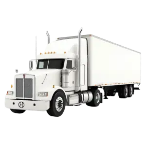Heavy-Loaded Semi Trailer Truck