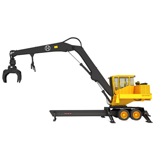Heavy-Duty Forest Material Handling Loader