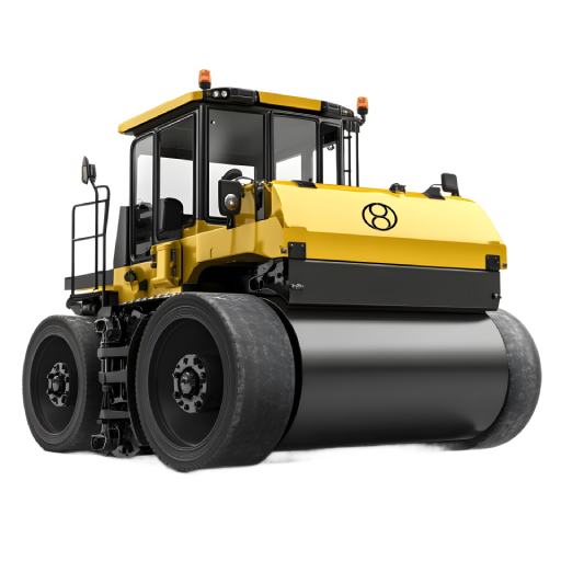 Heavy-Duty Tandem Asphalt Roller